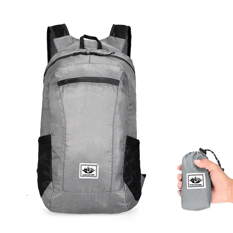 10L-20L Lightweight Portable Foldable Waterproof Backpack Folding Bag Ultralight Outdoor Pack for Women Men Travel Hiking