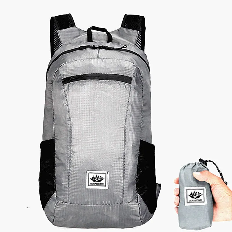 10L-20L Lightweight Portable Foldable Waterproof Backpack Folding Bag Ultralight Outdoor Pack for Women Men Travel Hiking