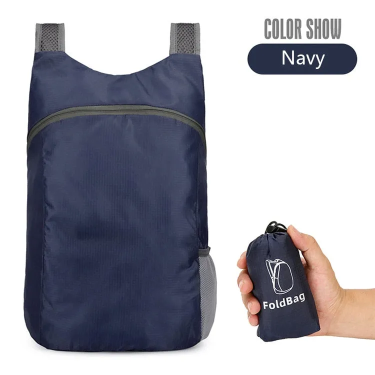 10L-20L Lightweight Portable Foldable Waterproof Backpack Folding Bag Ultralight Outdoor Pack for Women Men Travel Hiking