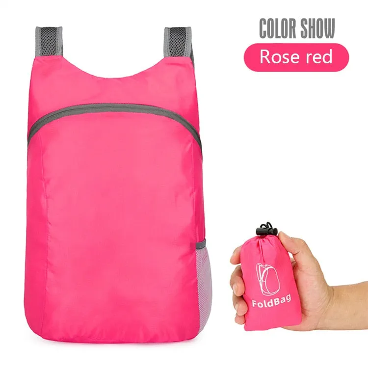 10L-20L Lightweight Portable Foldable Waterproof Backpack Folding Bag Ultralight Outdoor Pack for Women Men Travel Hiking