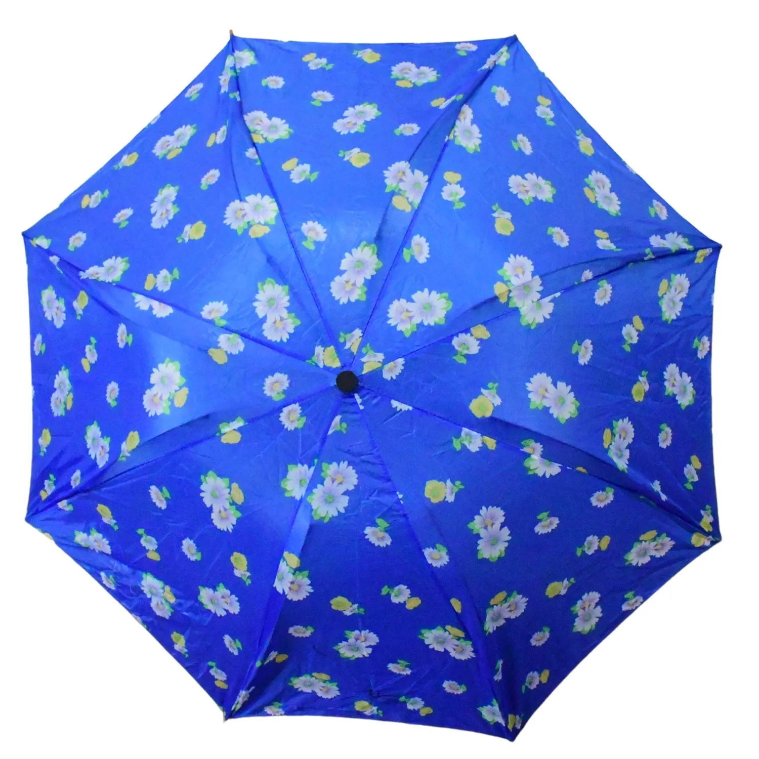 3-Fold Sun & Rain Protective Foldable Umbrella, (1 Pc / Mix Color)