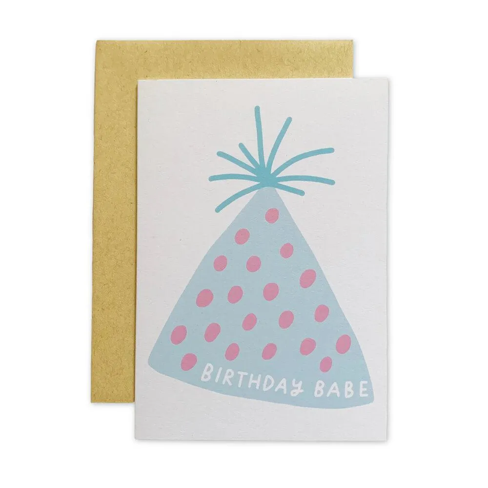 Birthday Babe Card by Allie Biddle