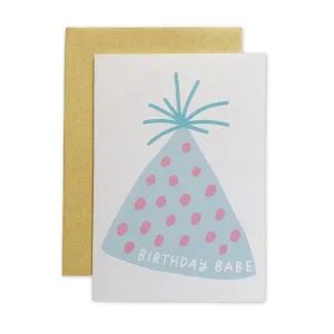 Birthday Babe Card by Allie Biddle