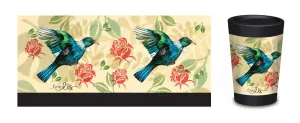 Cuppa Coffee Cup 5072 Tui  Designed by NZ Artist Love Lis NZ 12oz