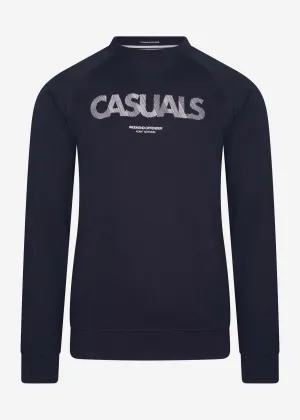 Dunham sweat - navy
