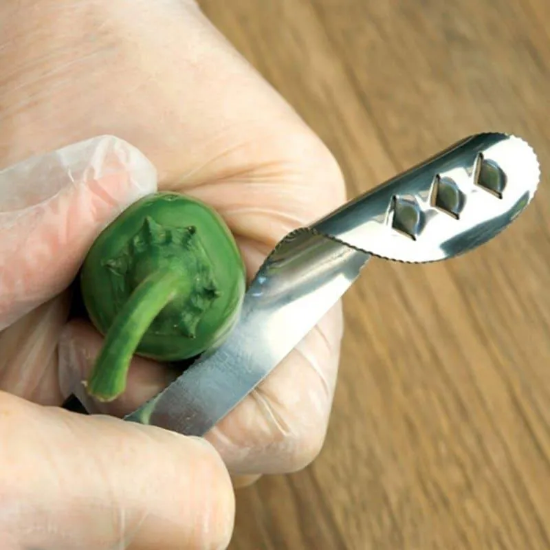 Eco-Friendly Stainless Steel Chili Pepper Corer