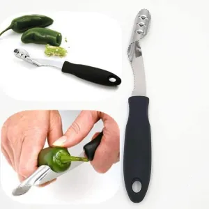 Eco-Friendly Stainless Steel Chili Pepper Corer