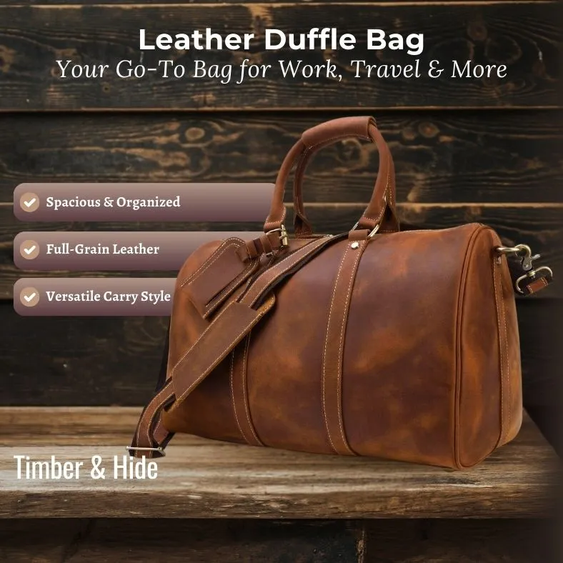 LEUVEN | Leather Duffle Bag