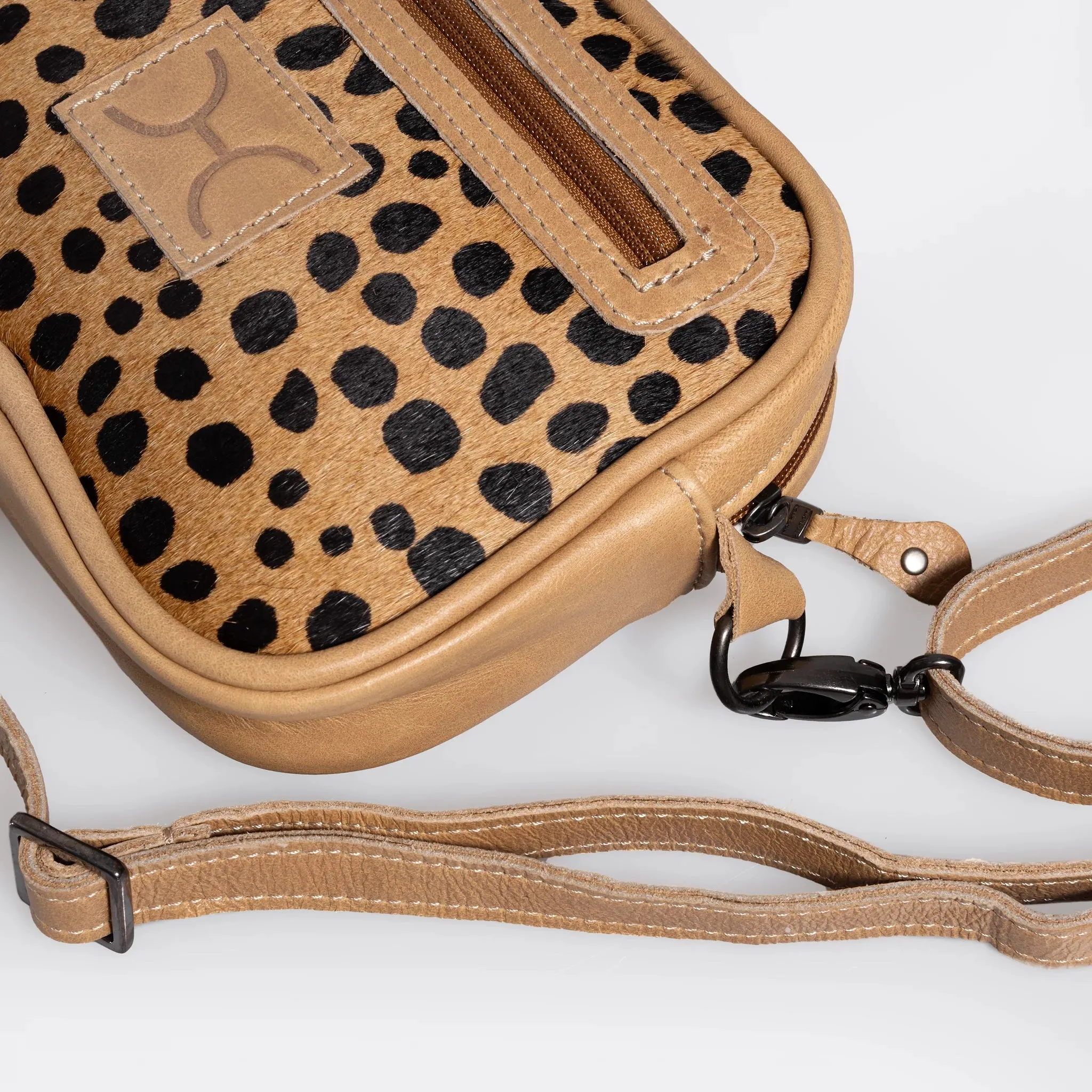 Lipstick Bag Hazelnut Cheetah Beige