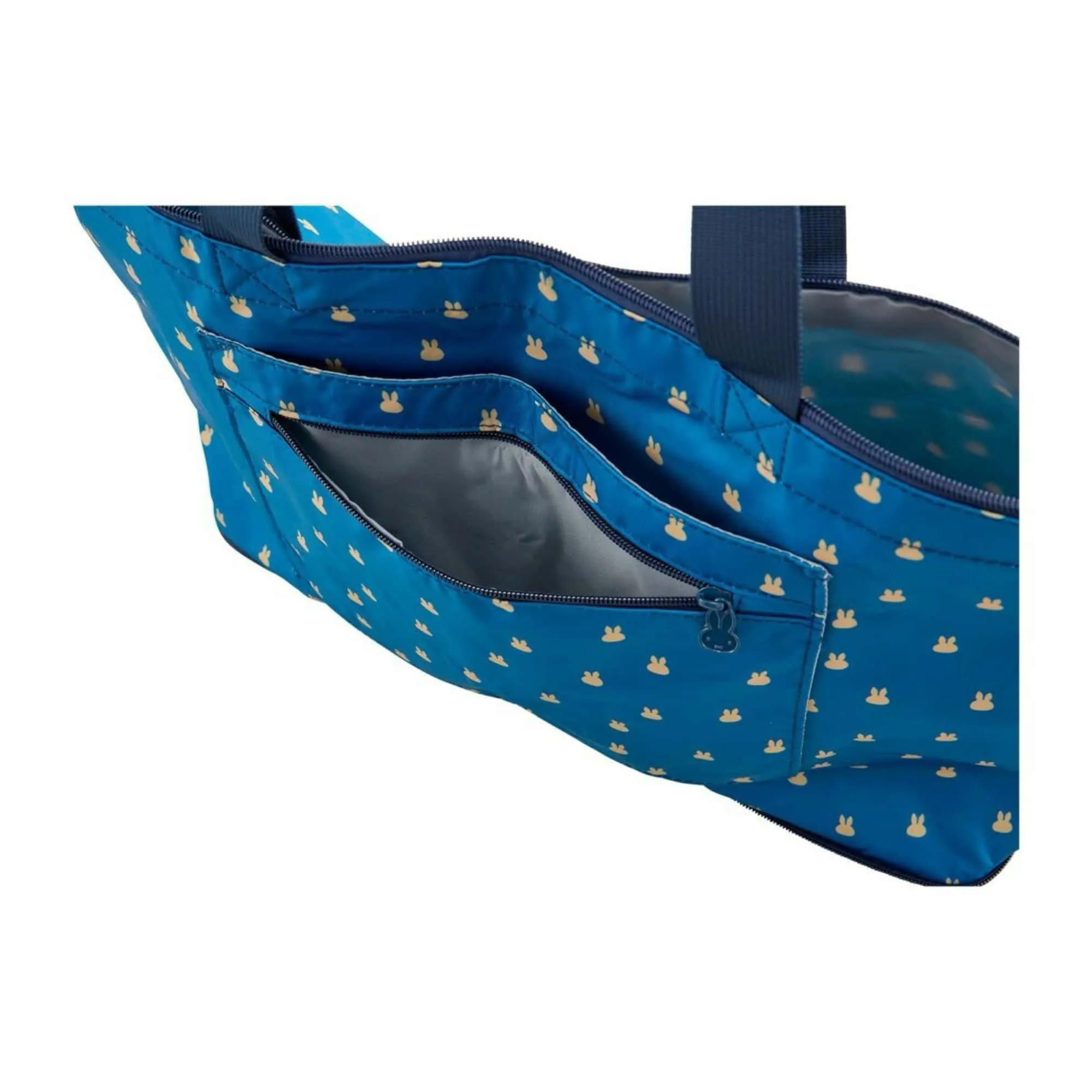 Miffy foldable travel boston bag, Navy