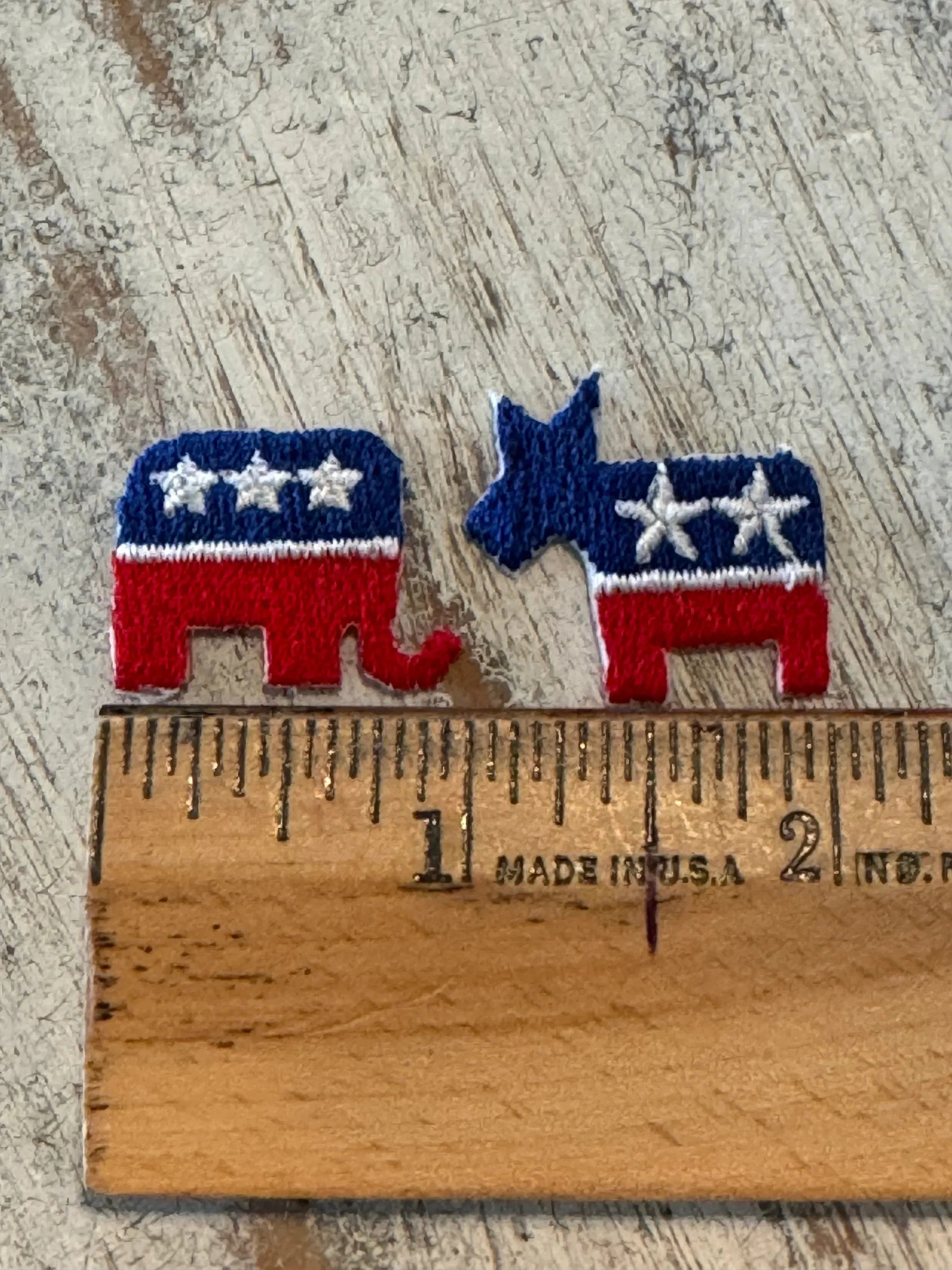 Mini Political Iron On Patches