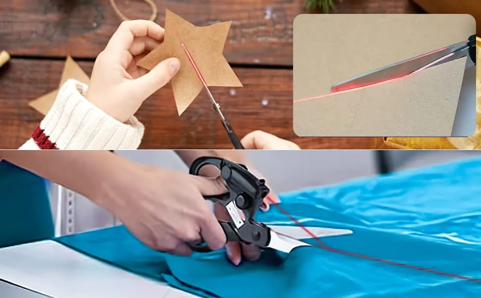 New Professional Laser Guided Scissors