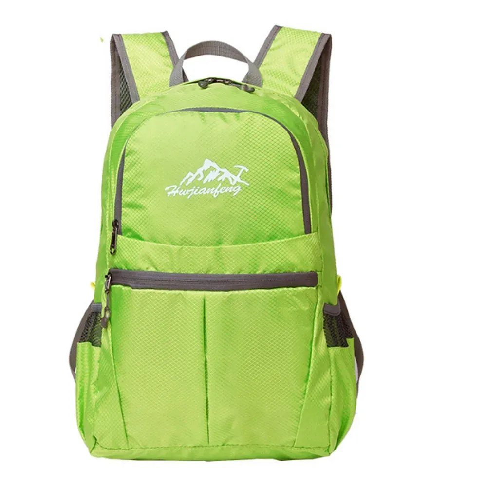 Outdoor Sports Portable Foldable Lightweight BackPack bag Waterproof Folding Bag For Travel Camping Hiking mountaineer cycling