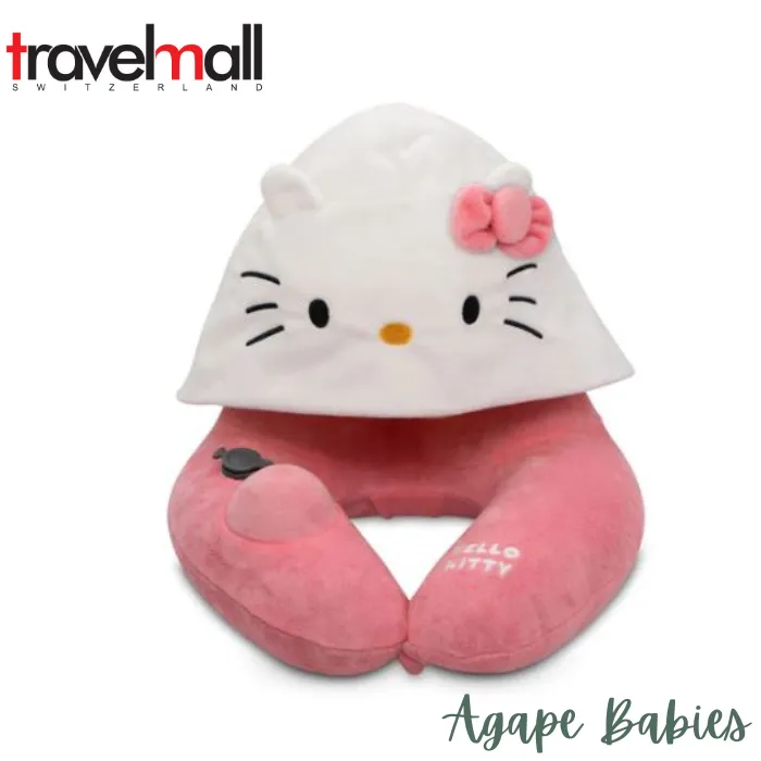 Travelmall x Hello Kitty Hooded Pillow with Patented Pump