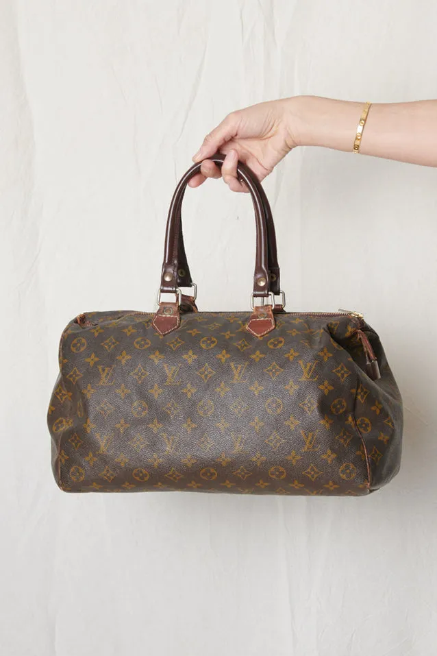 Vintage Louis Vuitton bag (1979) hand-painted by IRMA
