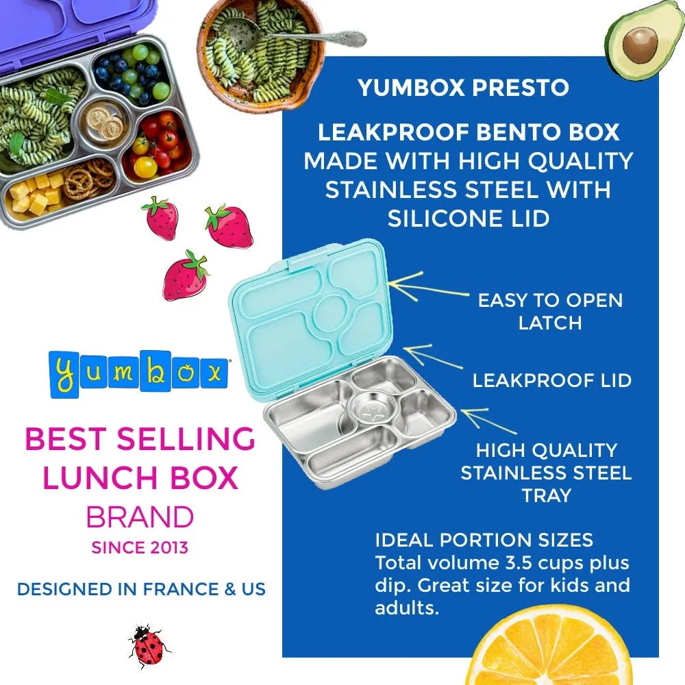 Yumbox - Stainless Steel Leakproof Bento Box - Kale Green