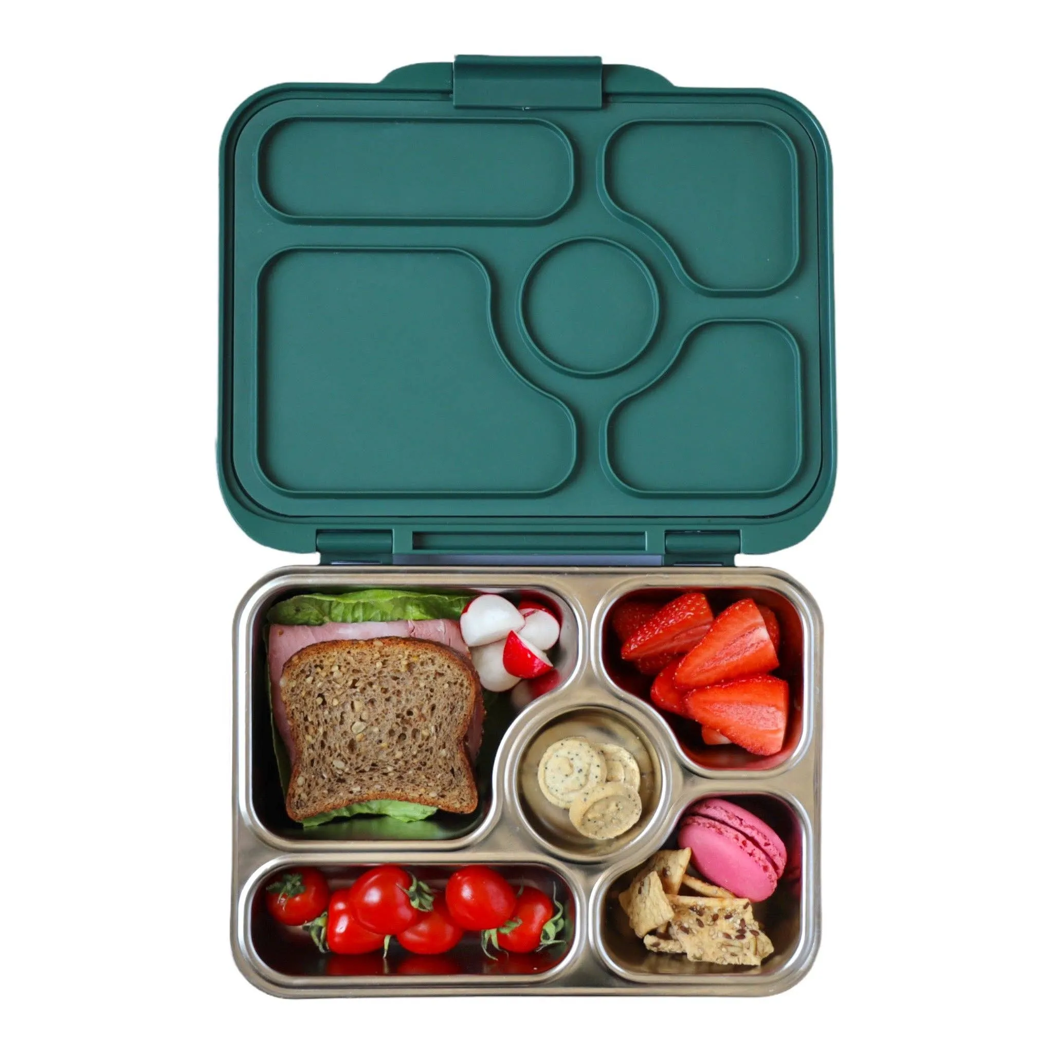 Yumbox - Stainless Steel Leakproof Bento Box - Kale Green