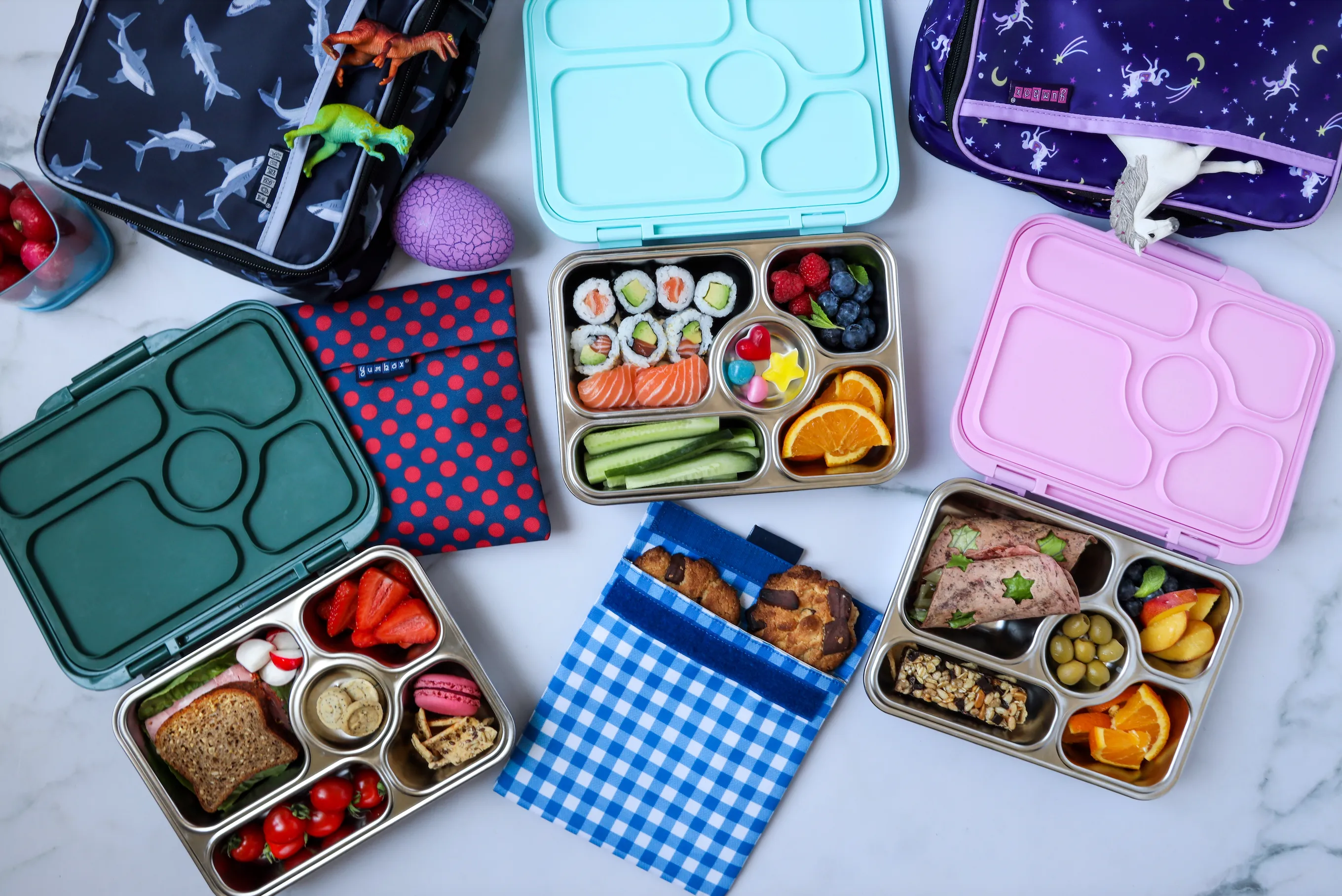 Yumbox - Stainless Steel Leakproof Bento Box - Kale Green